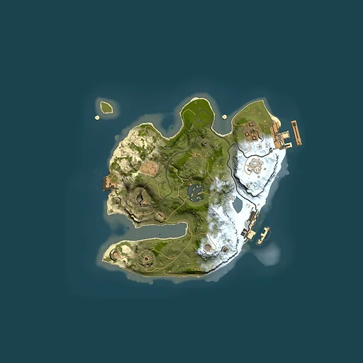 Rust map seed 2095291218, 2000x2000m top-down preview