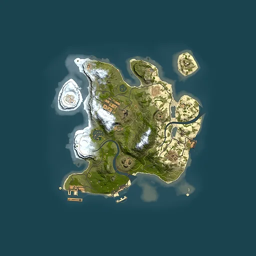 Rust map seed 1118029596, 2500x2500m top-down preview