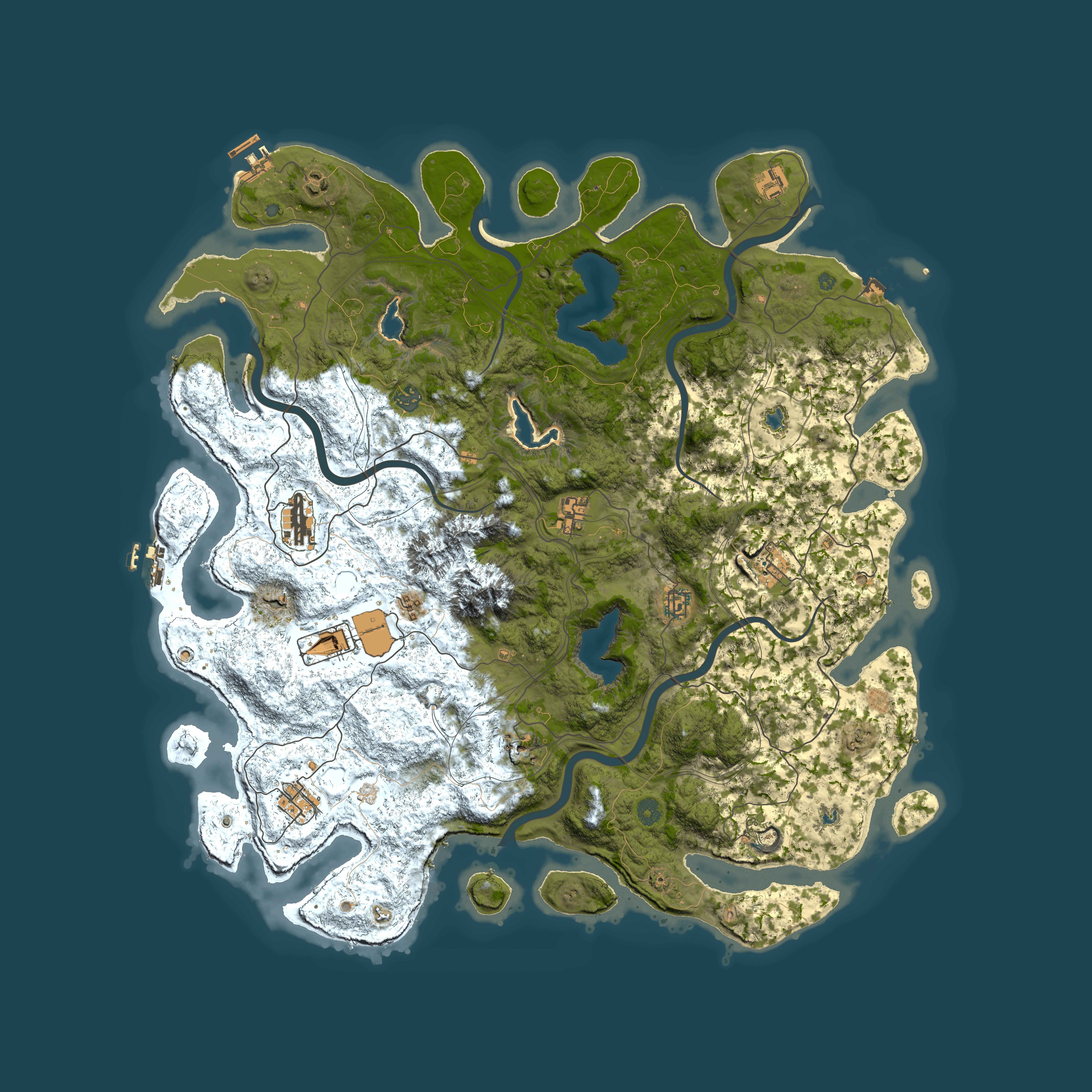 Full top-down render of Rust map seed 944875488, 5000x5000m