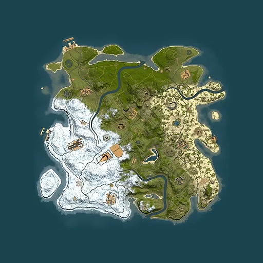 Rust map seed 1939787469, 4000x4000m top-down preview