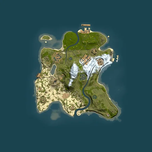 Rust map seed 230968652, 2500x2500m top-down preview