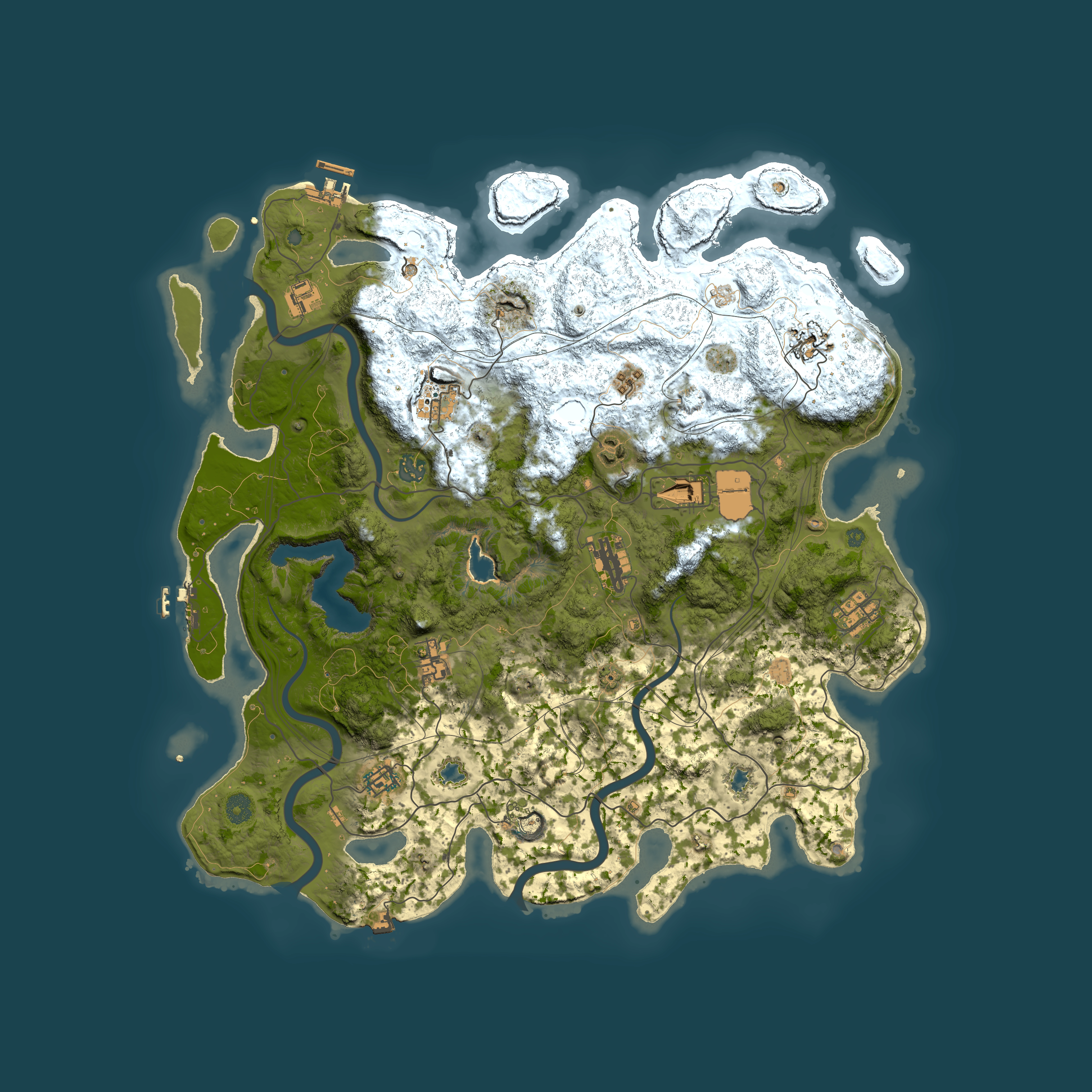 Full top-down render of Rust map seed 967359632, 4500x4500m