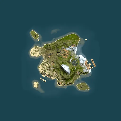 Rust map seed 2116485840, 2000x2000m top-down preview