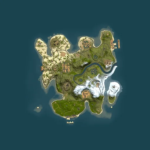 Rust map seed 886393580, 2500x2500m top-down preview