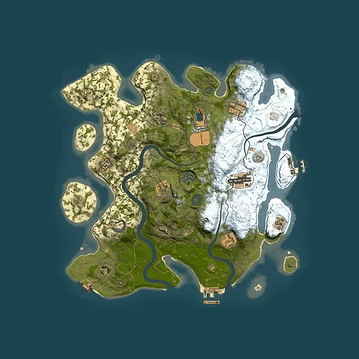 Rust map seed 1880555824, 3500x3500m top-down preview