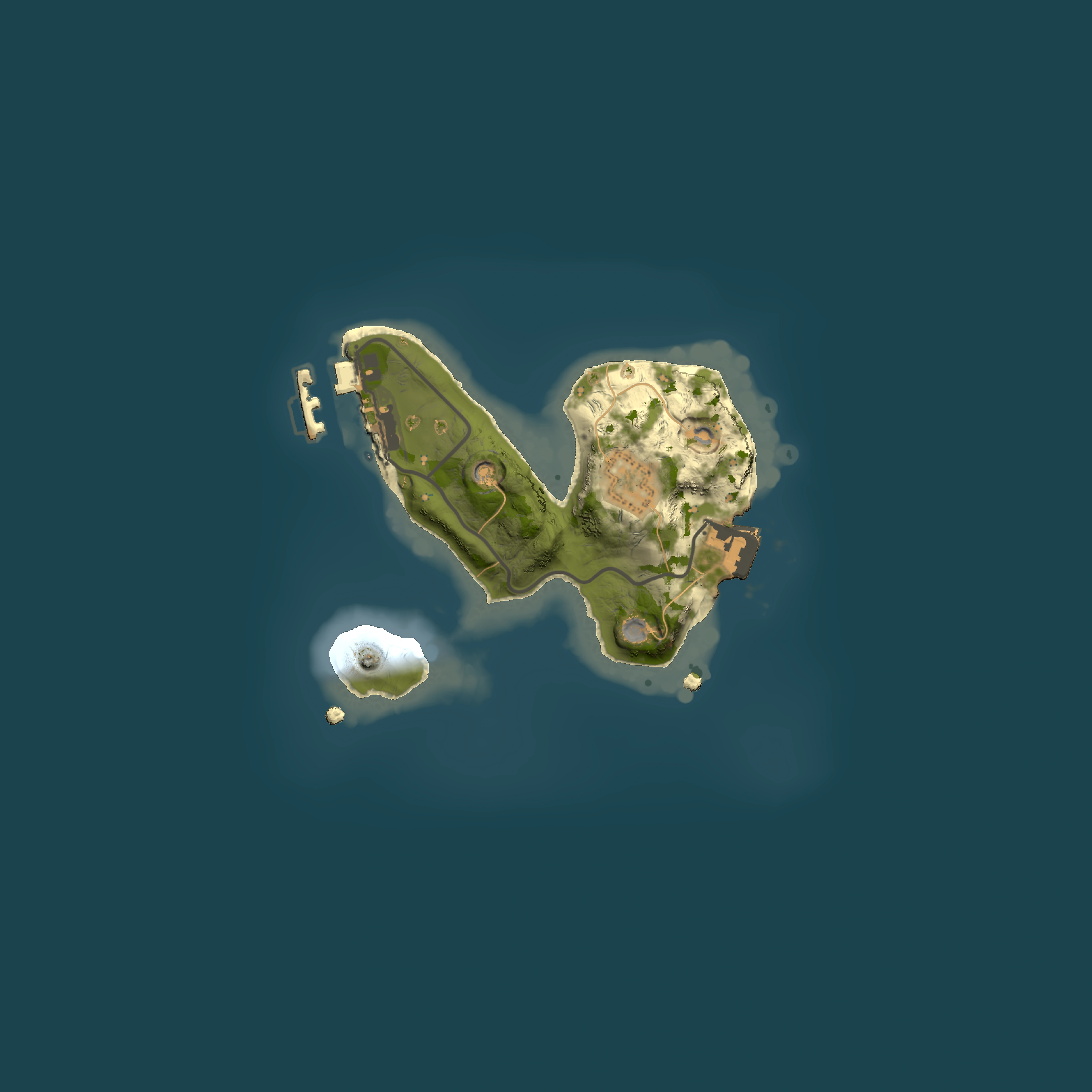 Full top-down render of Rust map seed 476960608, 1500x1500m