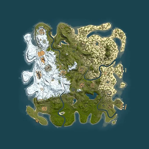 Rust map seed 2056110624, 4500x4500m top-down preview