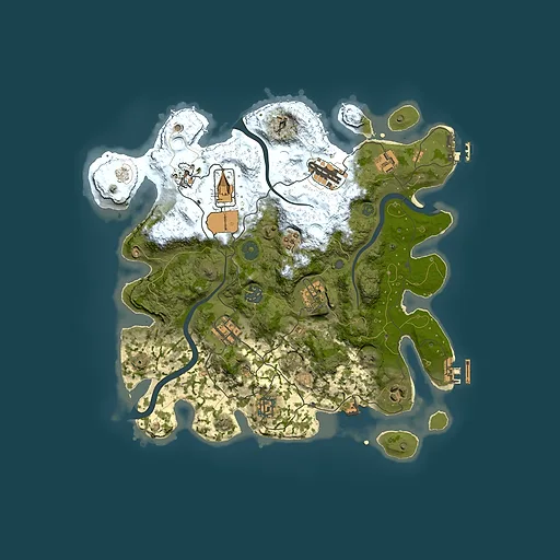 Rust map seed 59482617, 3500x3500m top-down preview
