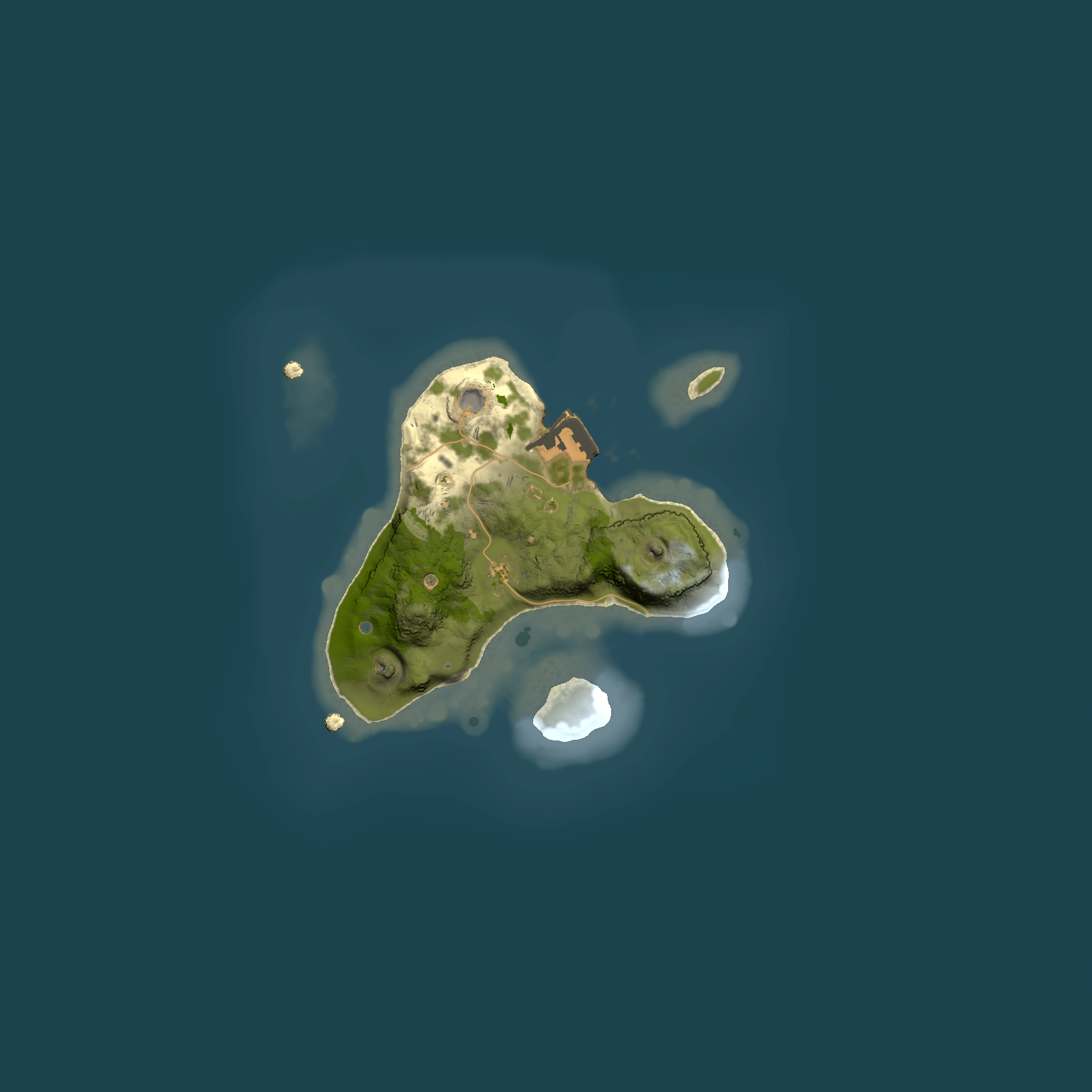 Full top-down render of Rust map seed 728677685, 1500x1500m