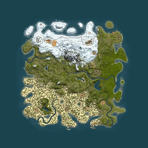 Rust map seed 1793841179, 5000x5000m top-down preview