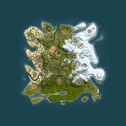 Rust map seed 1884872947, 3500x3500m top-down preview