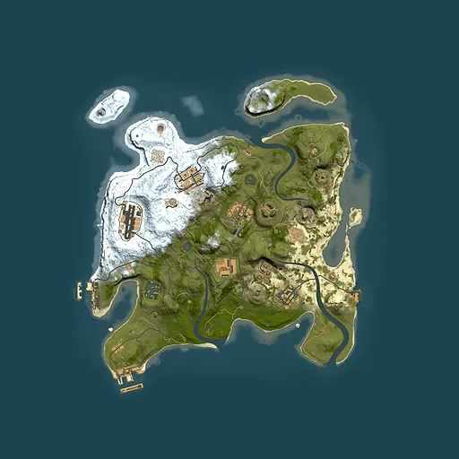 Rust map seed 1724895472, 3000x3000m top-down preview
