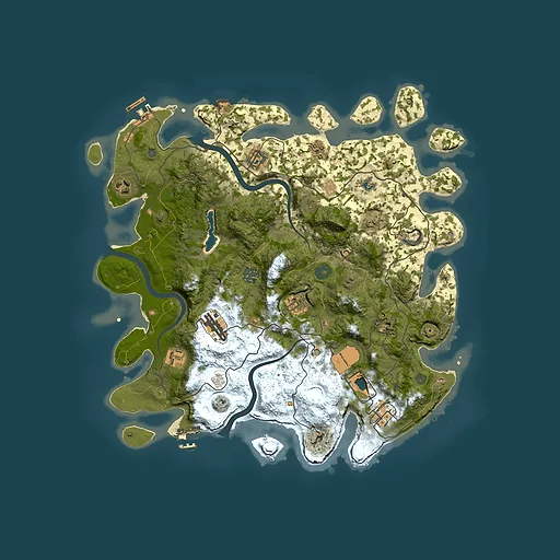 Rust map seed 2112885159, 4000x4000m top-down preview