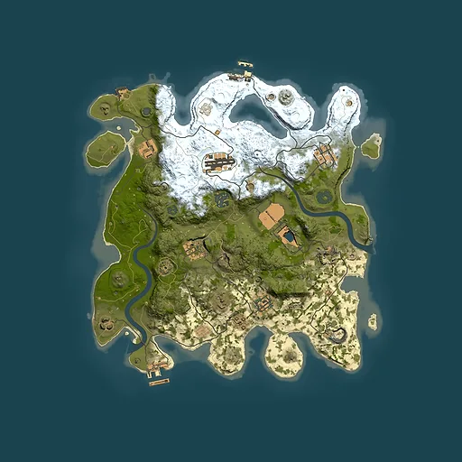 Rust map seed 1972270022, 3500x3500m top-down preview