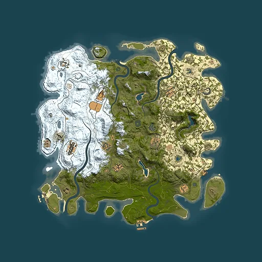Rust map seed 539285326, 4500x4500m top-down preview