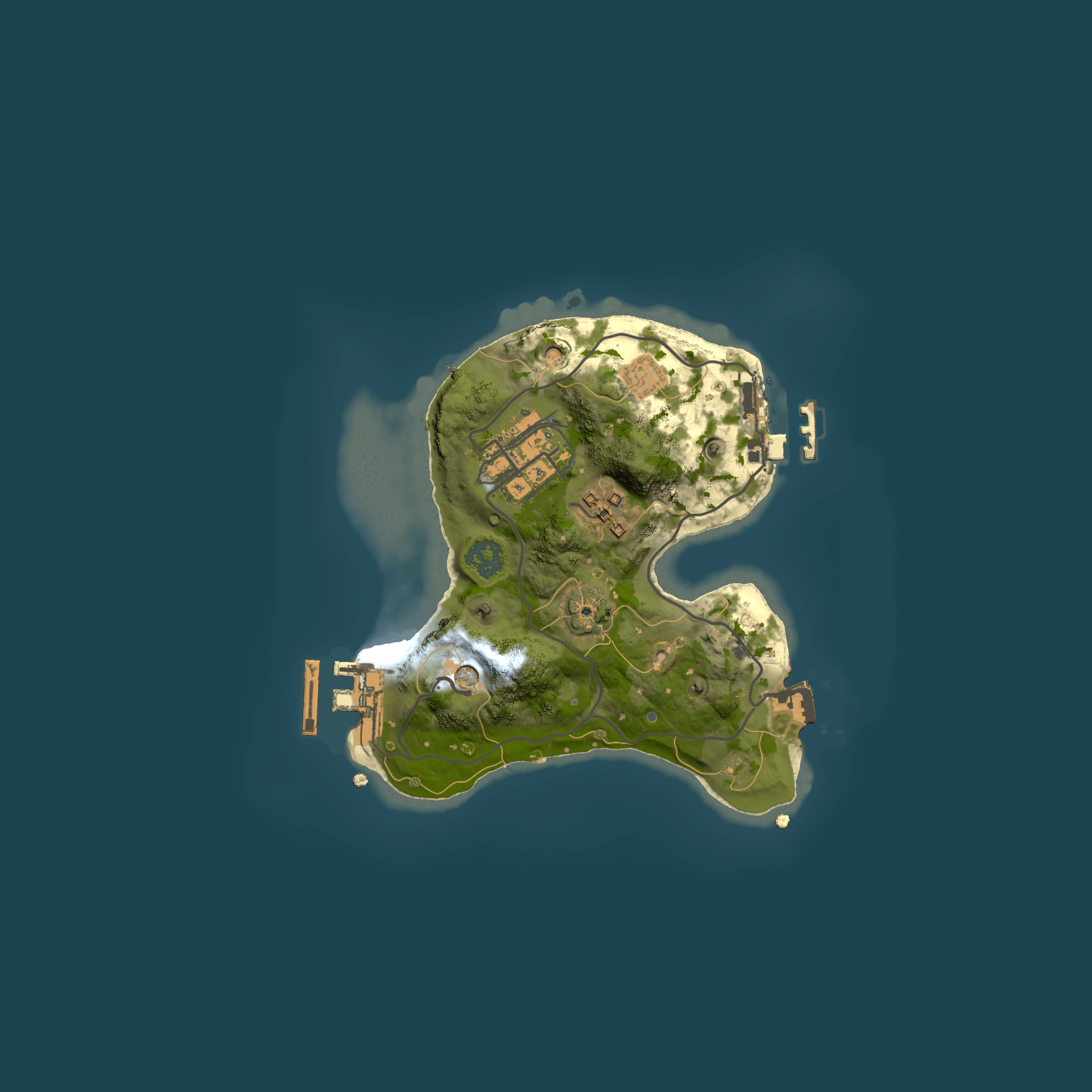 Full top-down render of Rust map seed 322321935, 2000x2000m