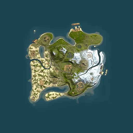 Rust map seed 188540484, 2500x2500m top-down preview