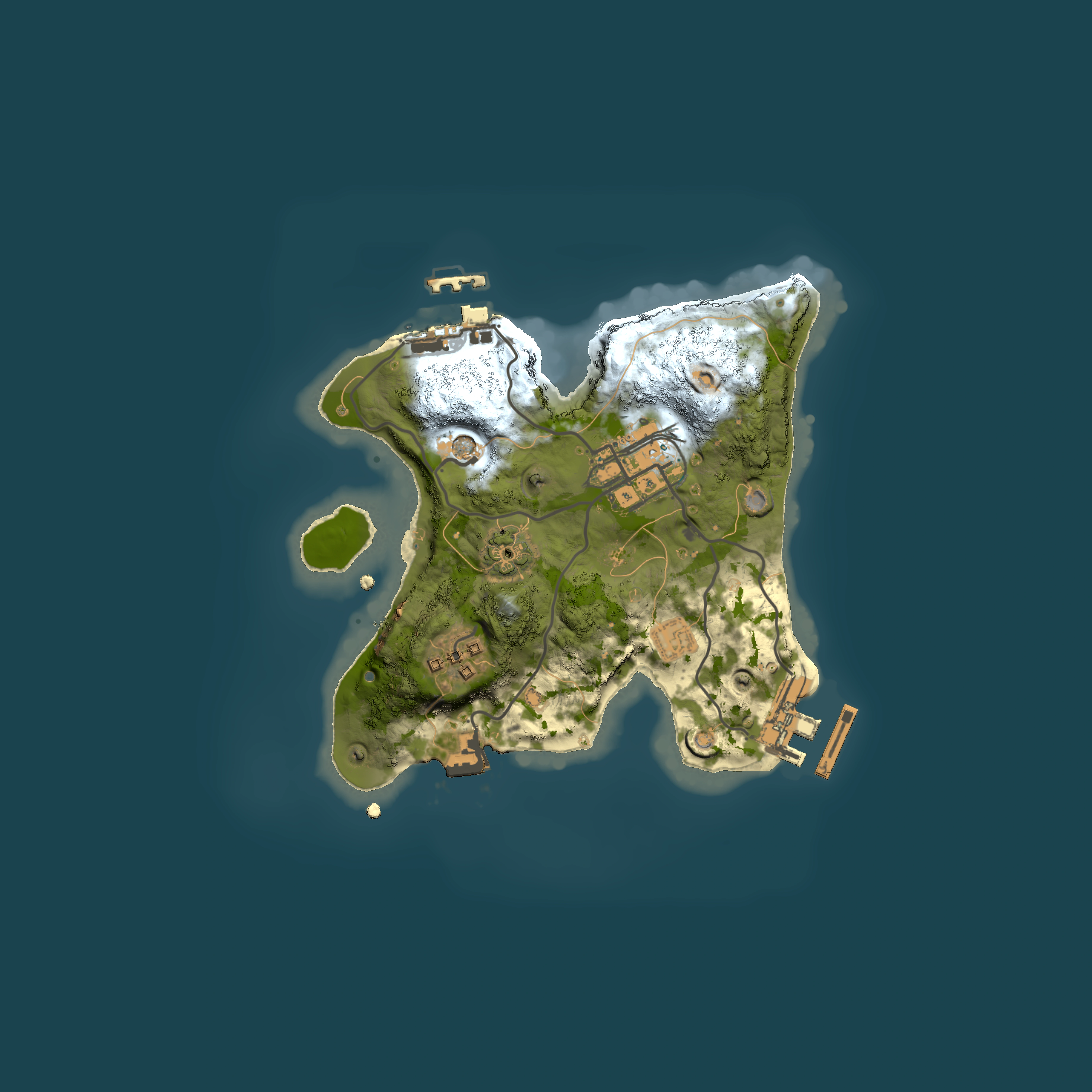Full top-down render of Rust map seed 1182932949, 2000x2000m