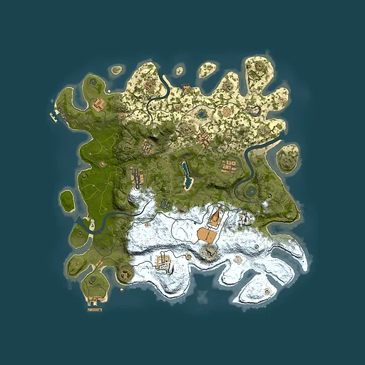 Rust map seed 1413986941, 4000x4000m top-down preview