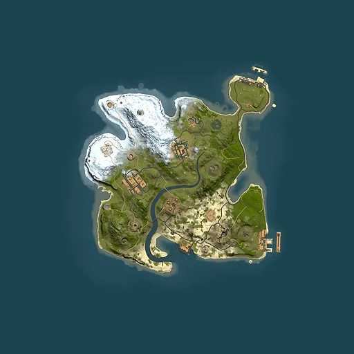 Rust map seed 1685106981, 2500x2500m top-down preview