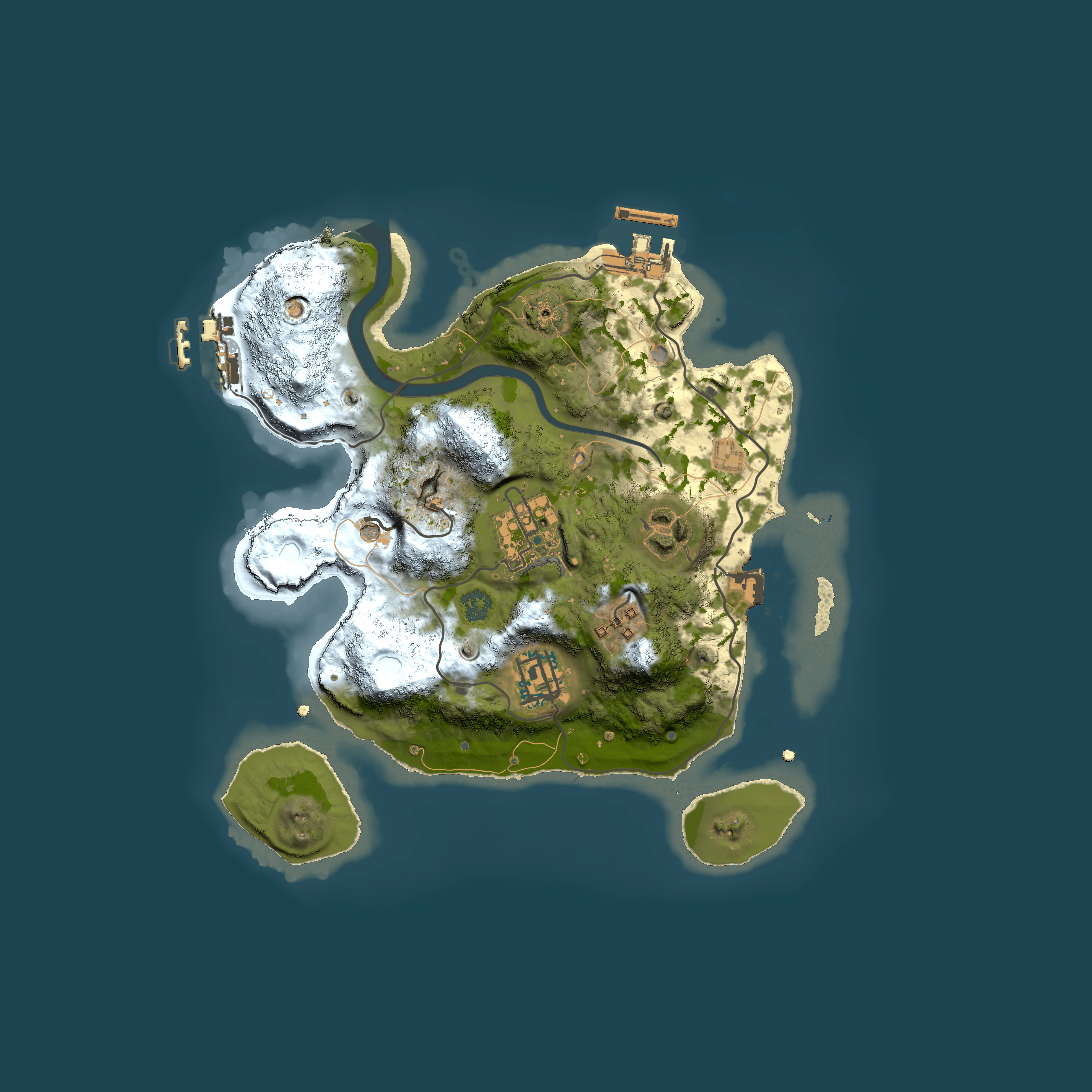 Full top-down render of Rust map seed 315739707, 2500x2500m