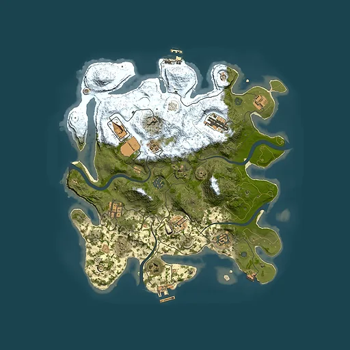 Rust map seed 1630730941, 3500x3500m top-down preview
