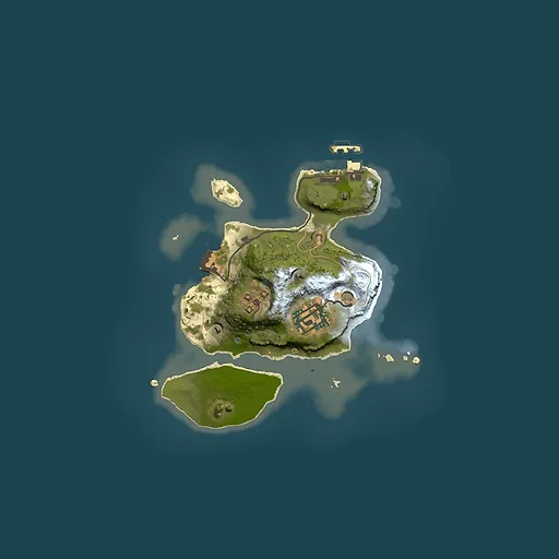 Rust map seed 317745318, 2000x2000m top-down preview