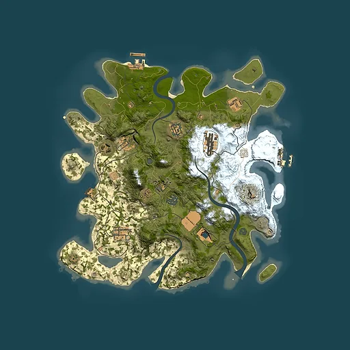 Rust map seed 472020028, 3500x3500m top-down preview