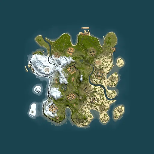 Rust map seed 1239105272, 3000x3000m top-down preview