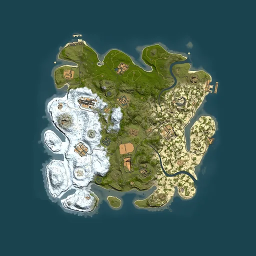 Rust map seed 1348456890, 3500x3500m top-down preview