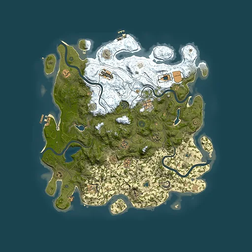 Rust map seed 1883100784, 4500x4500m top-down preview