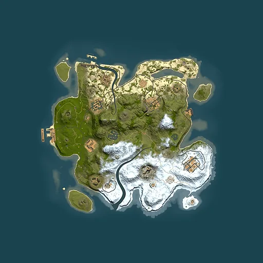Rust map seed 2073898578, 3000x3000m top-down preview
