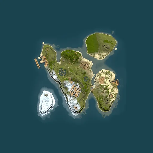 Rust map seed 234506341, 2000x2000m top-down preview