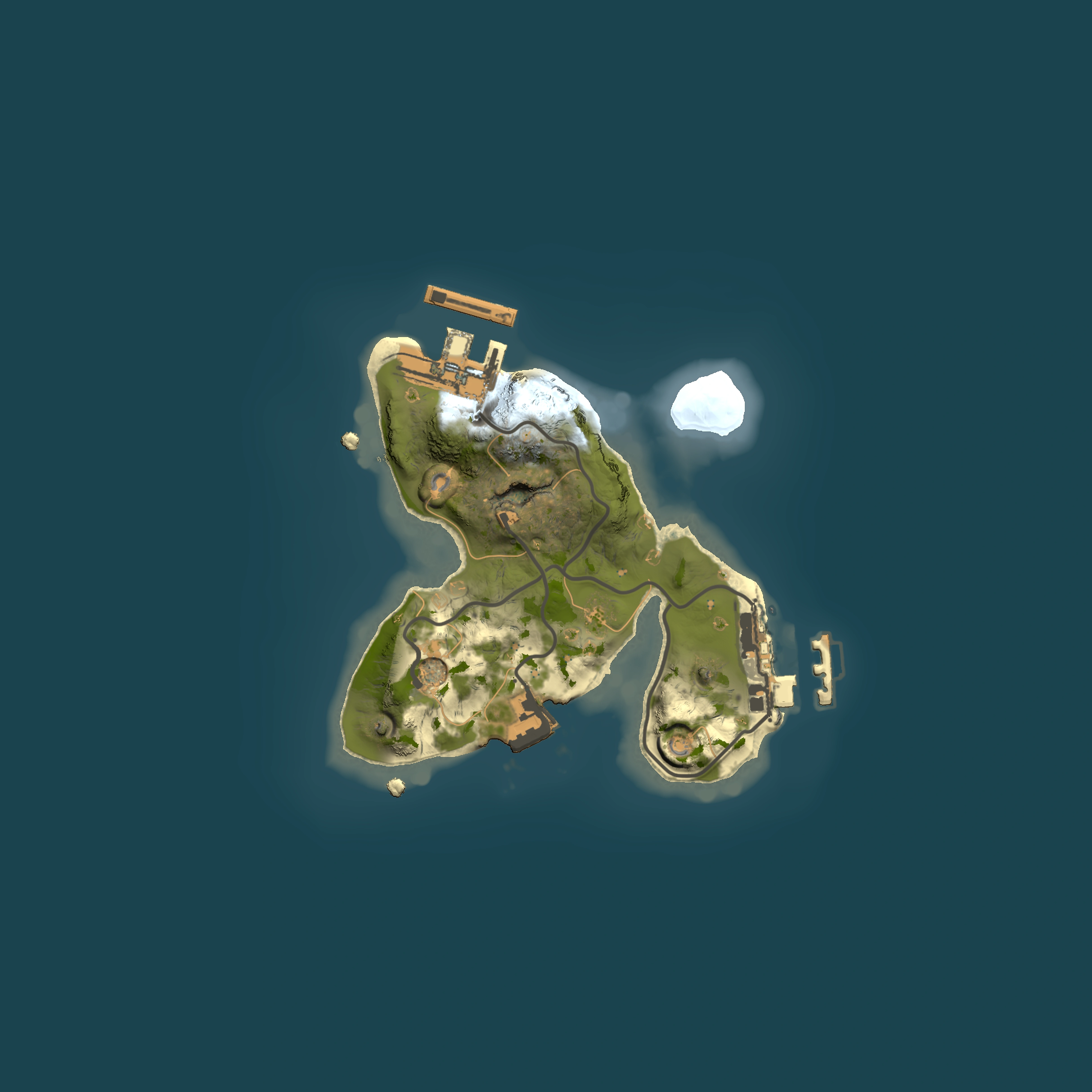 Full top-down render of Rust map seed 1778537855, 1500x1500m