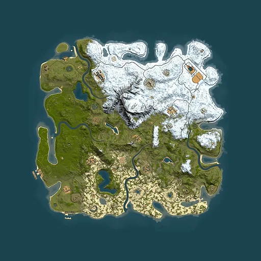 Rust map seed 885152759, 5000x5000m top-down preview