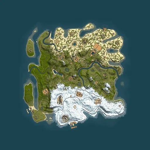 Rust map seed 647286264, 4000x4000m top-down preview