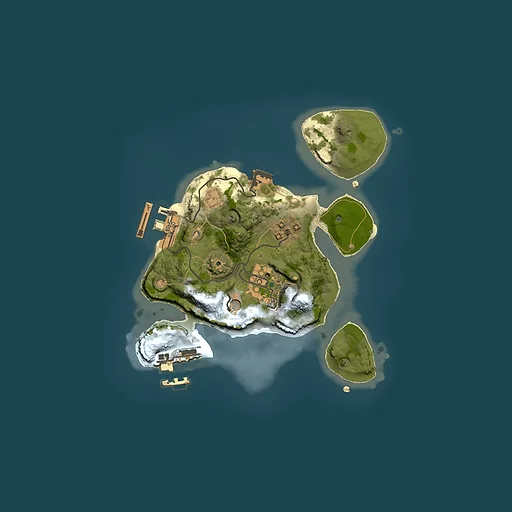 Rust map seed 720912549, 2000x2000m top-down preview