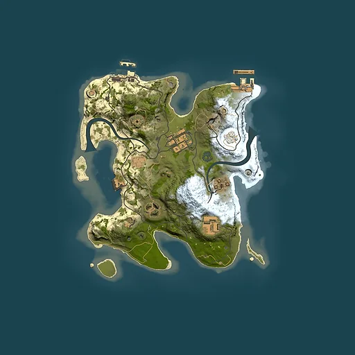 Rust map seed 2101639562, 2500x2500m top-down preview