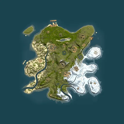 Rust map seed 1088780475, 3000x3000m top-down preview