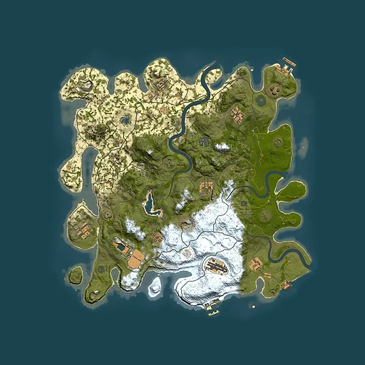 Rust map seed 566518940, 4000x4000m top-down preview