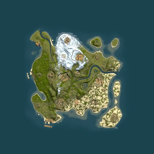 Rust map seed 120110224, 3000x3000m top-down preview