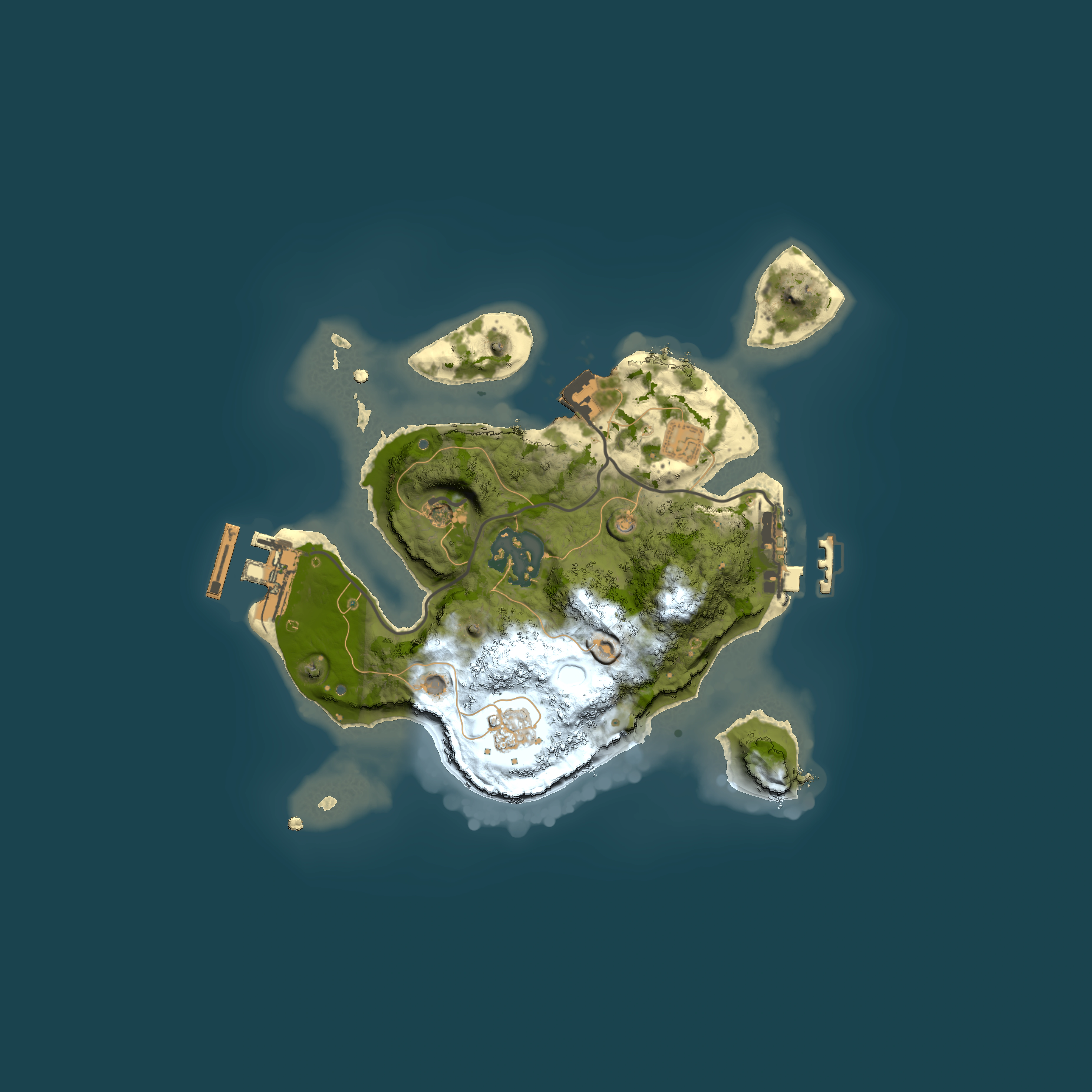 Full top-down render of Rust map seed 34062683, 2000x2000m