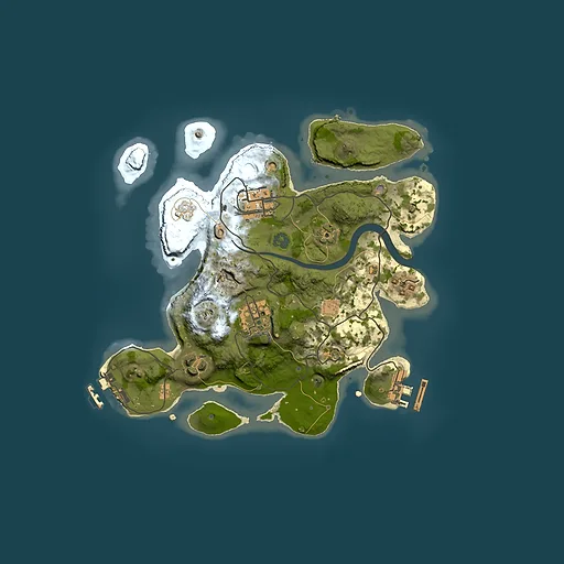 Rust map seed 93040472, 2500x2500m top-down preview