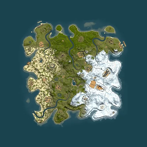 Rust map seed 1900582342, 4000x4000m top-down preview