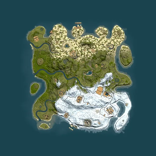 Rust map seed 1698279847, 4000x4000m top-down preview
