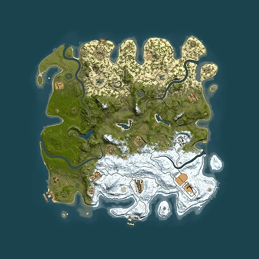 Rust map seed 54724659, 4500x4500m top-down preview