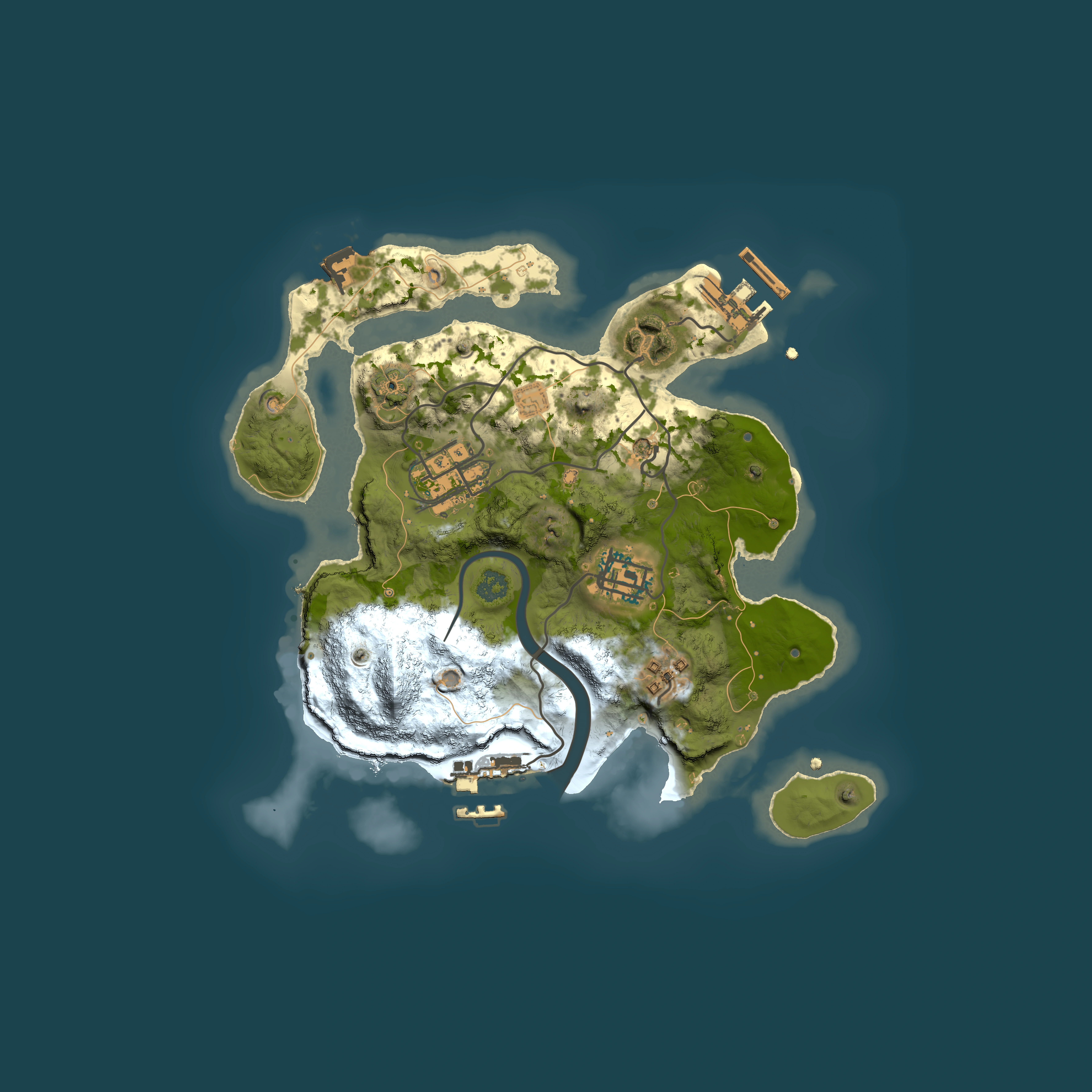 Full top-down render of Rust map seed 75729738, 2500x2500m