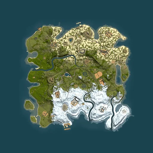 Rust map seed 914566813, 4000x4000m top-down preview