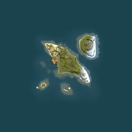 Rust map seed 2038458431, 1500x1500m top-down preview