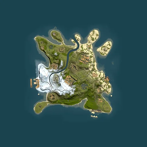 Rust map seed 1601271628, 2500x2500m top-down preview